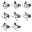 8Pcs Spring Loaded Door Easy Lock Stop Catch Release Clamp Double Roller Catch (Mp-4) 2