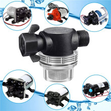 2X Water Pump Strainer Filter, Compatible with Swivel Nut 255-315, 1/2 Inch Fitting with Stainless Steel Screen