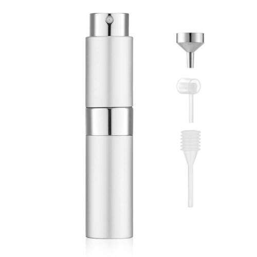 Kleine Nachfüll-Sprühflasche für Parfüm 8 ml Silver