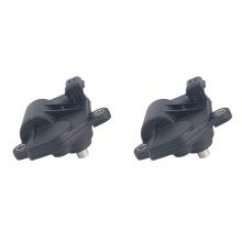 2X Exhaust Pipe Electric Valve Engine 2-Wire Exhaust System Muffler Valve Electric Motor Exhaust Vacuum Valve Controlle