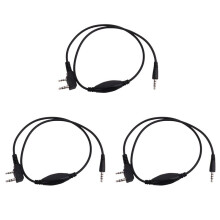 3X APRS to K1 Cable Audio Interface Walkie Talkie Connection Cable for APRSpro APRSDroid
