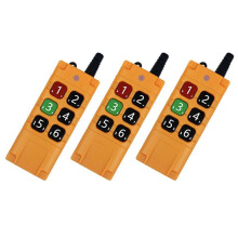 3X Telecomando Wireless Industriale Ad Alta Potenza Impermeabile e Anticaduta Chip EV1527 ASK 2000M A Lungo Raggio 433 Mhz 6 Pulsanti