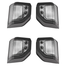 2 Pair Car Corner Lights Lamp for  Land  LC70 LC76 LC78 LC79 2024+ Auto Accessories(Without Bulb)