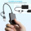 6 in 1  Multi-Function Card Reader USB/Type-C to /MS/M2/TF/SIM/ Reader for PC Laptop Data Transfer 4