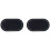 Patch de Grosse Caisse, Accessoires pour Instruments de Percussion de TêTe de Batterie, Patchs de Grosse Caisse Noir 10 X 18 Cm 1
