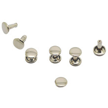 100Pcs DIY Rivet Rivet Rivet Metallplatte - Silber