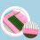 Paper Derivation Tools Paper Cutting Tool  Green  Tools Cartoon Style DIY Handmade Weave Comb 1