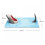 Ceramic Sushi Plate, Sharks Shape Rectangle Cheese Board Dining Table Kitchen Decoration 7