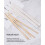 Palitos de Madeira para Mexer Café 7,5 Polegadas - Pacote com 200 Pontas Redondas, Agitadores Ecológicos para Bebidas Quentes, Madeira Natural B 6