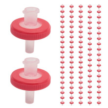 100 PCS Spritzenfilter PTFE, Spritzen-Laborfilter 13 Mm Membrandurchmesser, 0,22 μM PorengrößE, HPLC