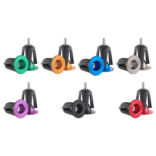 1Pair Bikes Handle Bar End Cap Bicycles Handlebars Bar-Purple 1