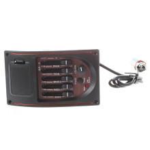 Preamplificateur pre-cable pre-cable Acoustic 5 bande EQ Tuner Piezo Pickup