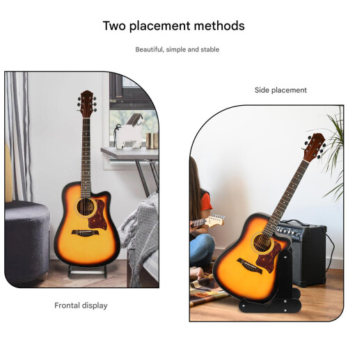 Light Weight Wood Guitar Stand Universal Support Floor Guitar 1