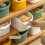 Kitchen Storage Box Container Cabinet Tableware Storage Box Spice Box Sundries Stationery Cosmetic Storage(Yellow) 4