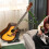 Light Weight Wood Guitar Stand Universal Support Floor Guitar 4