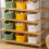 Kitchen Storage Box Container Cabinet Tableware Storage Box Spice Box Sundries Stationery Cosmetic Storage(Yellow) 6