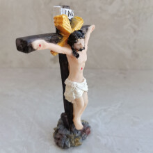SéRie Manjedoura Santo Padre DecoraçãO Simples MobiliáRio DoméStico Cruz Presente de AniversáRio Personagem Religioso Jesus Resina Artesanato A