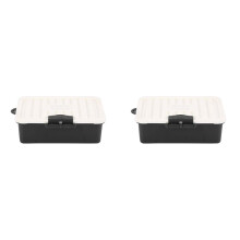 2PZ Strumento di Decorazione Scatola di Immagazzinaggio Auto In Plastica RC per  TRX4 Assiale SCX10 90046 D90 1/10 Accessori per Cingoli RC,