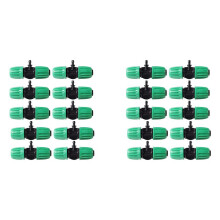 20 Pcs Barbed Tee 1/2 Inch Tubing (1/2Inch ID) 16mm to 1/4 Inch Irrigation Tube Anti-Drop Fitting (Fits 13mm ID/4mm ID)