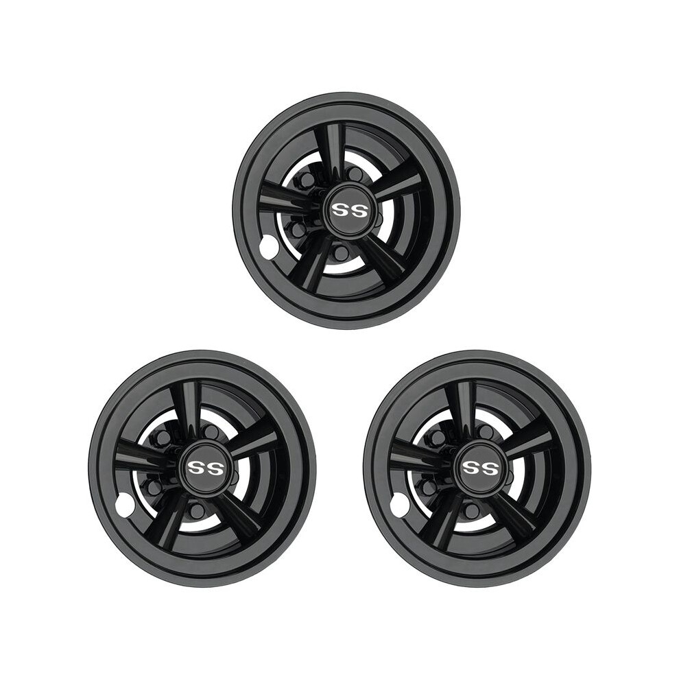 Photos - Car Service Station Equipment 3Pcs 8Inch SS Cart Wheel Cover Cap 5 Spoke Design Hub Cap for Cart Club Car EZGO