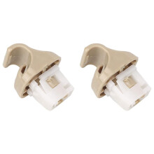 2X for New MURANO 2003-2007 SUN VISOR RETAINER CLIP - BEIGE INTERIOR