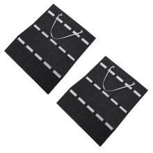 2X Glasses Organizer Sunglasses Organizer Storage Hanging Bag 15 Slot Eyewear Holder Grey