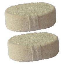 2X Natural Luffa Sponge Bath Shower Scrub for Whole Body Healthy Massage Brush