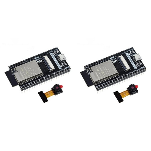 2X ESP32 CAM Development Board ESP32-WROVER-DEV CH340C Wifi Module with OV2640 Camera ESP32-CAM ESP32-WROVER,Weld