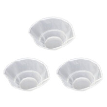 3X 160 Mesh Reusable Fine Mesh Wine Strainer Juice Soy Milk Nut Milk Tea Nylon Filter Bag Bowl Shape Food Coffee Filter