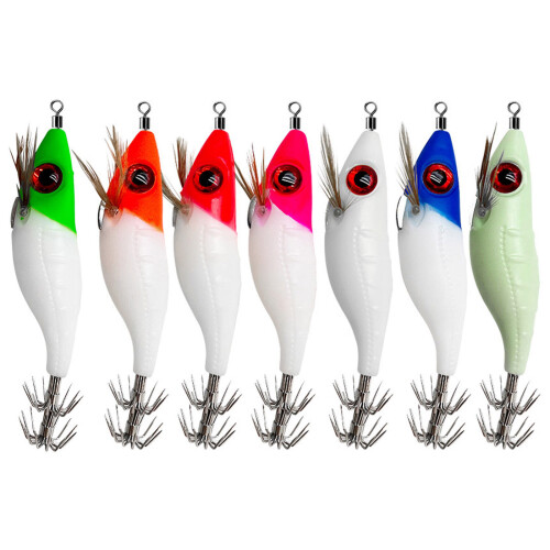 3D Artificial Fishing Squid Jig Lures with Shrimp-Type 005 1