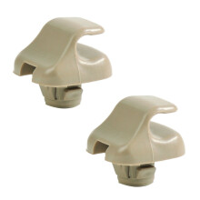 2X Car Sunvisor Holder Sun Shield Antidazzele Visor Clips for Cr-V Fit Accord Visor 2006-2011 Beige