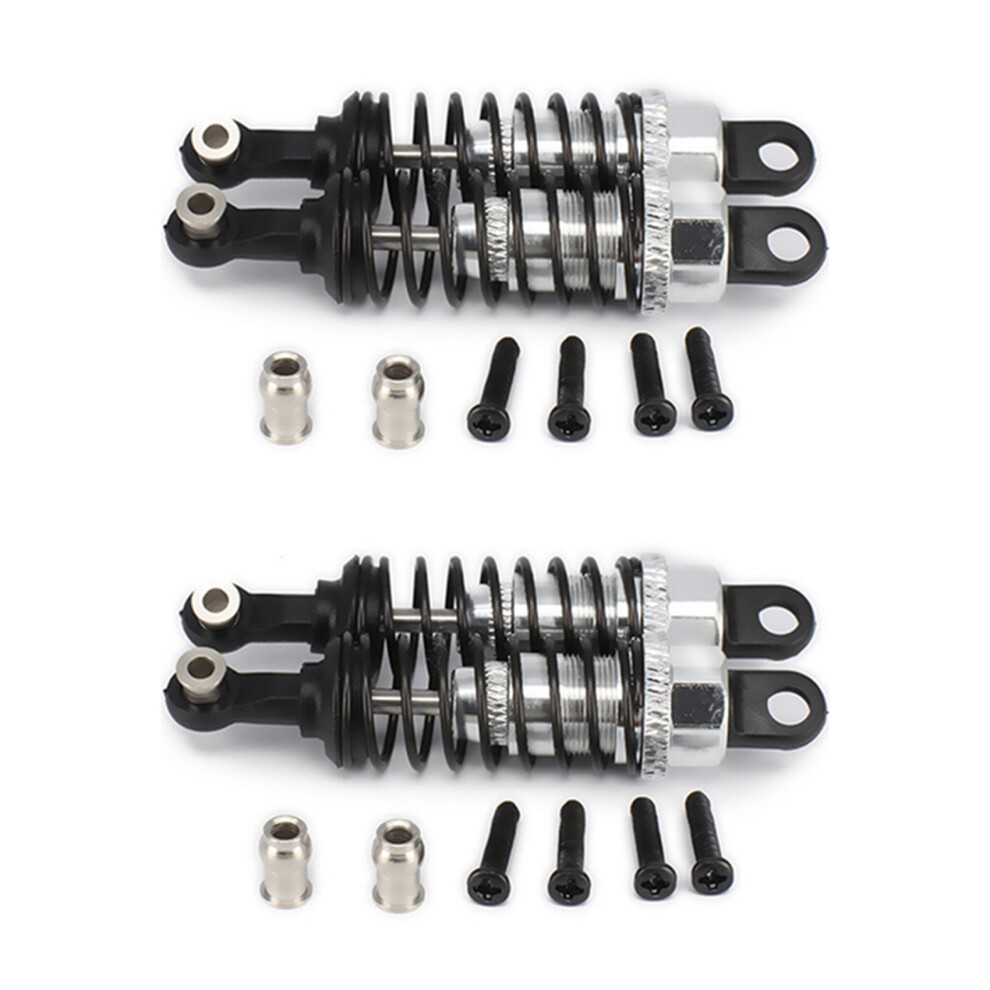 4 Pcs 65Mm Damper For Rc Car 1/18 A959 A969 A979 K929 Hpi Hsp Losi Silver 6031167558404