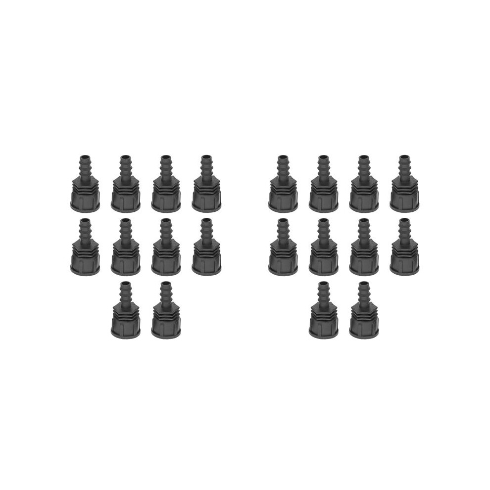 20Pcs 3/4 Female Male Thread To Garden Hose Barb Connector 16Mm Plastic Hose Fitting Irrigation Pipe 6033360476400