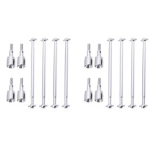 2X, 08029 Dogbones 89,5 mm E Mozzo Ruota Asse 02033 Albero di Trasmissione per 1/10 Redcat HSP Supera RC Sostituzione Camion Auto Argento