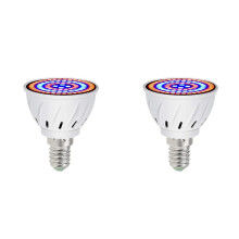 2X Grow Light Bulb 60 LEDs Plant Lights Full Spectrum pour Indoor Plants Succulents Garden Flowers,E14,220V