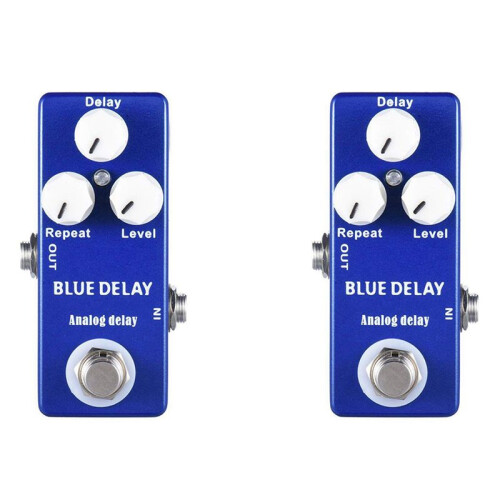 2X Mosky Deep  Delay  Guitar Effect Pedal True Bypass