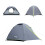 Kampeertent, donkergrijs, 4-persoons, waterdicht 7