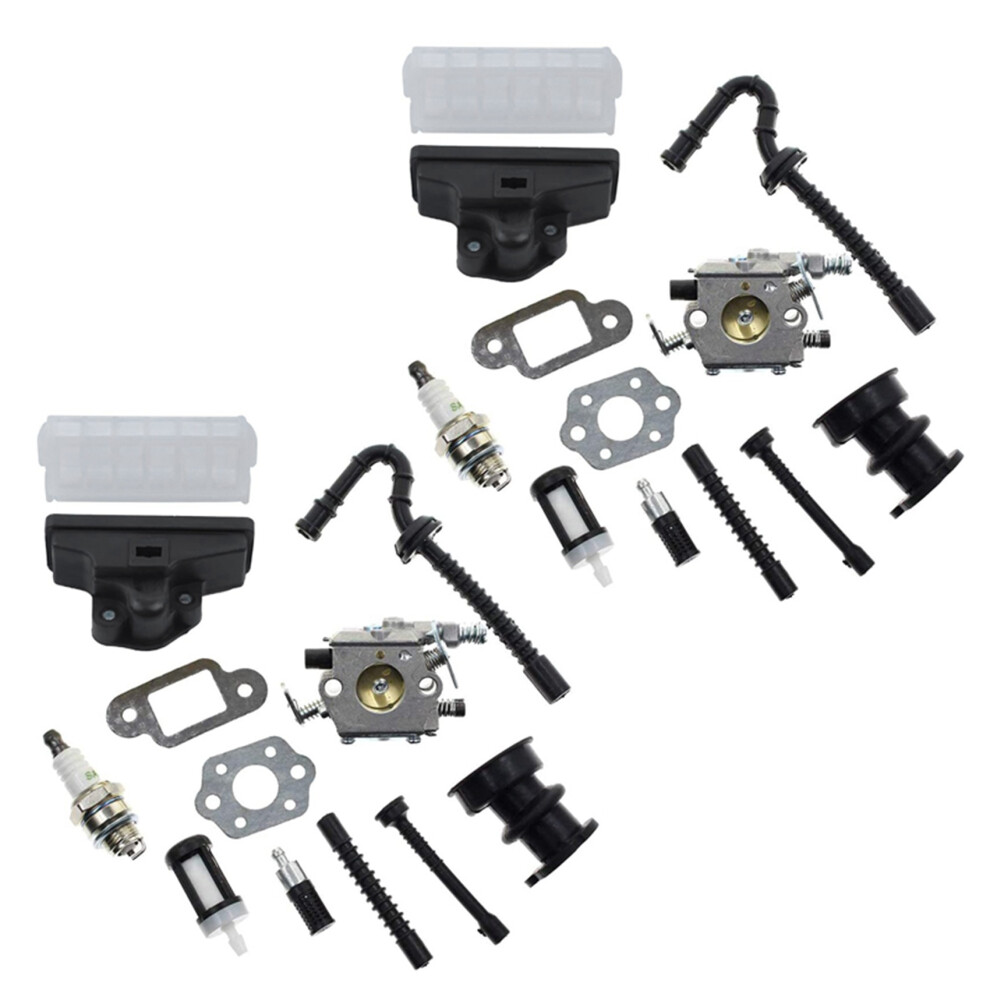 2X Carburetor Air Filter Kit For 021 023 025 Ms210 Ms230 Ms250 250 Chainsaw 1123 120 0605, 1123 160 1650 4712883914966