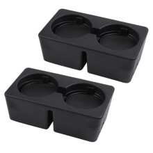 2X Floor Soporte para Portavasos de Consola para Compatible con Chevy /  (2007-2013 Silverado / Sierra)