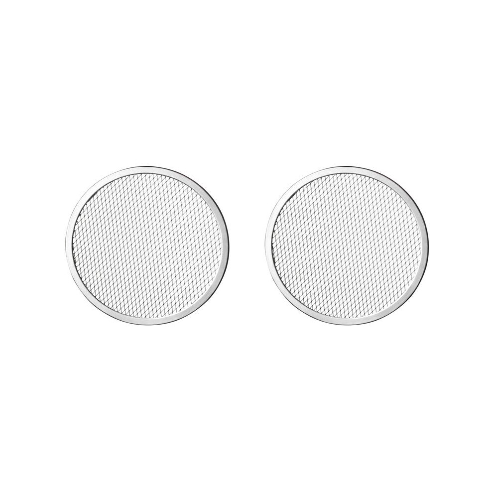 2Pcs 11Inch Aluminum Seamless Rim Pizza Baking Screen - Perfect Crisp, Enhanced Airflow 6034194412893