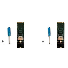 2X Adaptateur M.2 NVMe PCIe Vers Oculink SFF-8611 SFF-8612 Adaptateur M.2 Mkey Nvme Vers SFF-8612 pour SSD NVME U.2 U.3