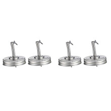 4 Piezas Tapa de Boquilla de Aceite para Tarro Tapa de Dispensador de Boquilla de Vertido de Aceite Tapa de Vertido de Aceite de Boca Regular con