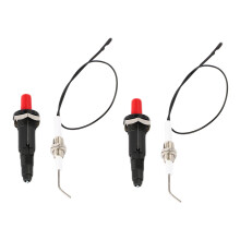 Gas Grill Push Button Kitchen Lighter Piezo Ignition Kit Universal Threaded Plug 2Pcs