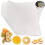 Non-Stick Silicone Dehydrator Sheets,Fruit Dehydrator Mats Reusable Steamer Mat Mesh Sheet for Fruit Dryer 16 Pcs 6