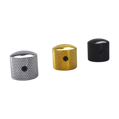 2Pcs Dome Top Knobs Potentiometer Knobs with Hole-Black 1