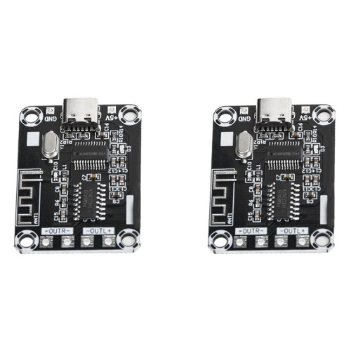 2X PAM8403 Digital  Amplifier Board DC5V  Case TYPE-C Powered 5W USB Amplifier Board Module