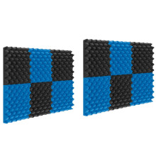 24Pack Pannelli Nel Schiuma Acustica Imbottitura Fonoassorbente Nel Schiuma per Cassa per Uova 1 Pollice X12 Pollice X12 Pollice Trattamenti Acustici