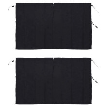 2X Car Divider Curtain Sun Shade Car Side Window Curtain Travel Nap Night Car Camping Separation Privacy Curtain