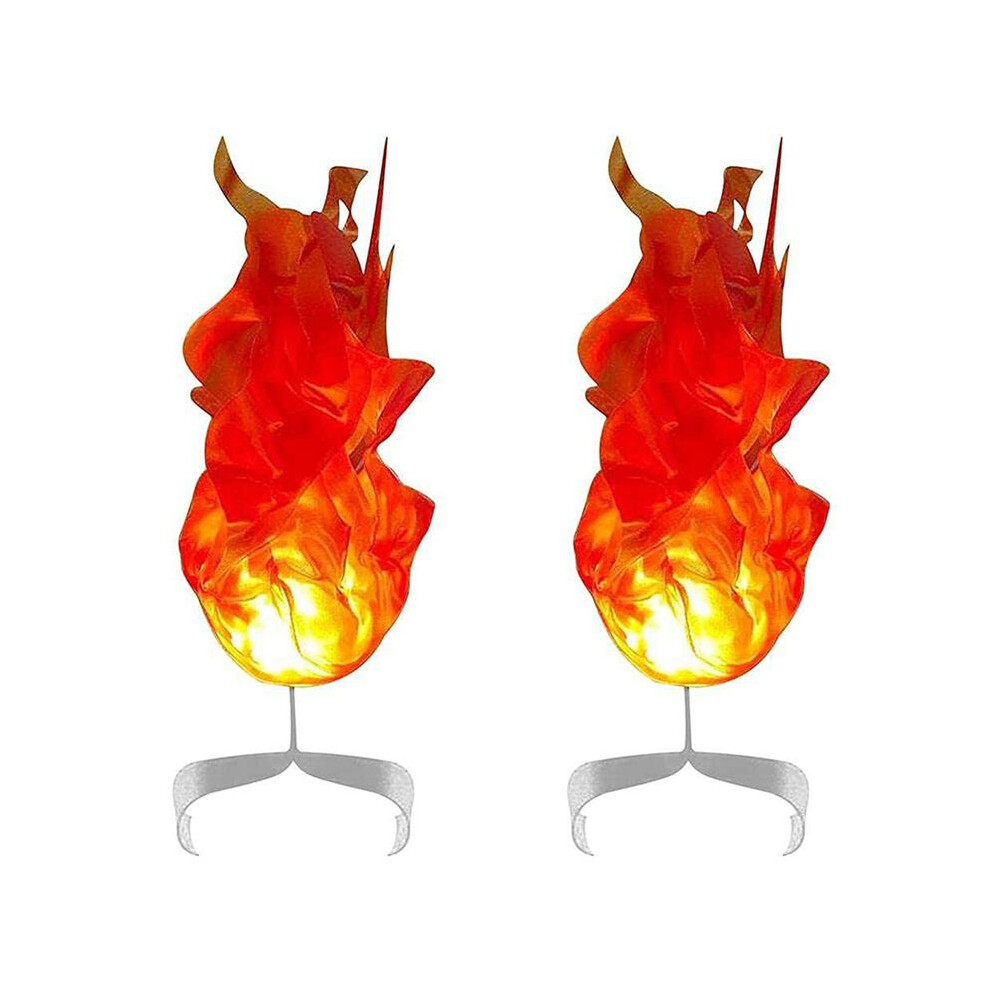 2X Halloween Funny Toy Magic Fire The Hand Home Led Decoration Luminous Fireball Exquisite Ornaments Party Red 6031982872525