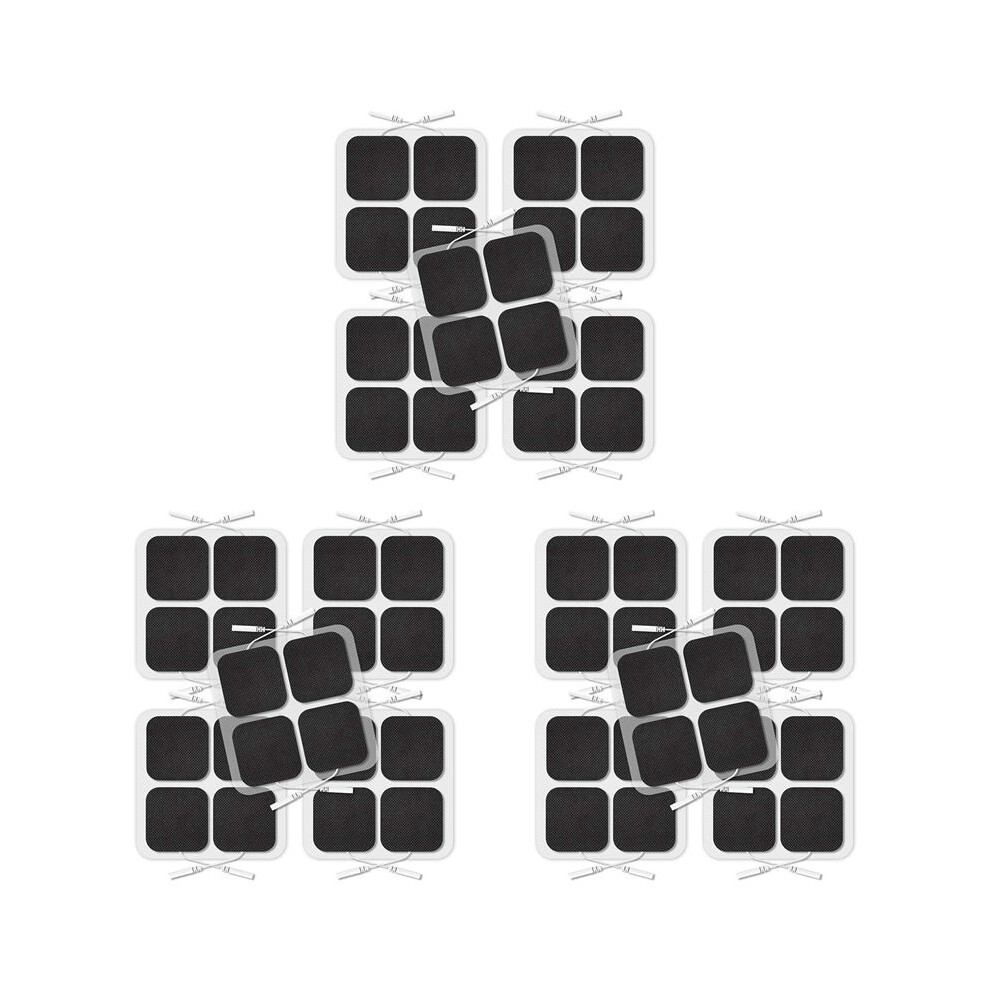 Tens Unit Replacement Pads, Tens Unit Pads 2X2inch 60 Pcs Reusable Self-Adhesive Electrodes Pads 4711433687664